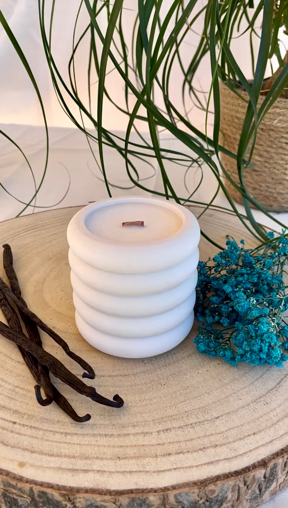 Bougie senteur Fleur de lin - Nuage