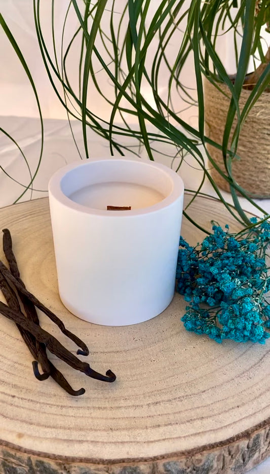 Bougie senteur Fleur de lin - Lisse